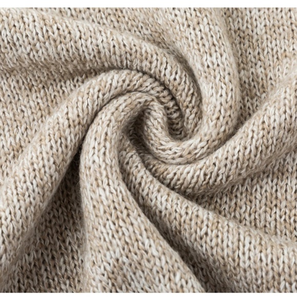 Wide hem thick knit turtleneck sweater - Picture 5 of 5